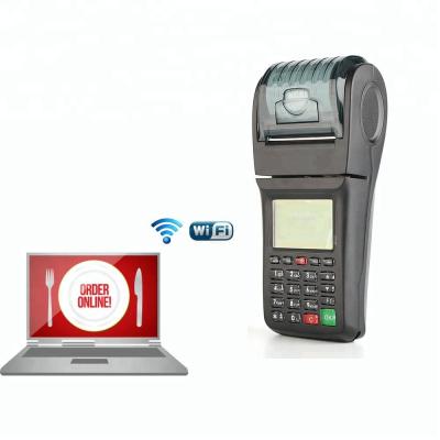 China Software & parameters can be updated REMOTLY restaurant 3G POS handheld wireless terminal with printer for sale