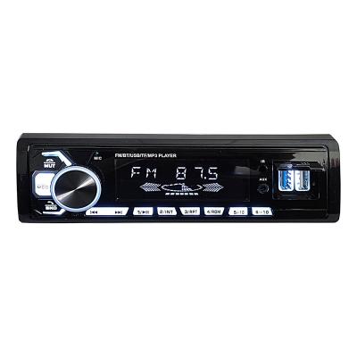 China Multifunctional Car Stereo Voice Fix Panel Dual USB Charger OEM Lights 7color Car Auxiliary Car MP3 Player for sale