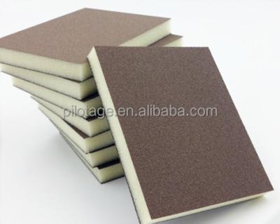 China Polishing fine grit sponge sanding block for wood metal paint for sale