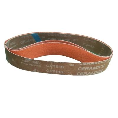 China Drawing and polishing Ceramic abrasive belt for sale