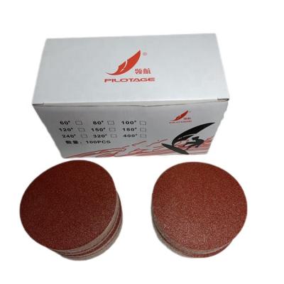 China Durable 180mm Alumina Metal Polishing Wheel Stainless Steel Sand Pad Abrasives Sanding Discs for sale