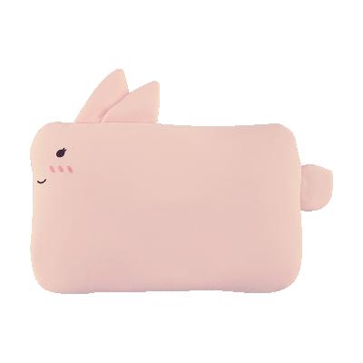 China Anti-static Organic Cotton Cartoon Baby Pillow Prevent Sleeping Flat Head Pillow for sale