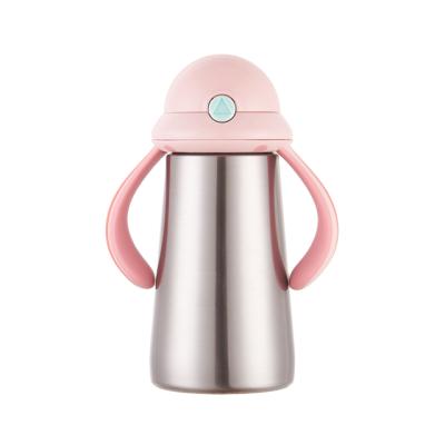 China BPA Free Baby Stainless Steel Bottle Kids Vacuum Cup Double Layer Baby Thermoses for sale