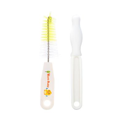 China Baby Bottle Brush Stocked With Nipple Remover 360 Degree Baby Bottle Reading Brush for sale