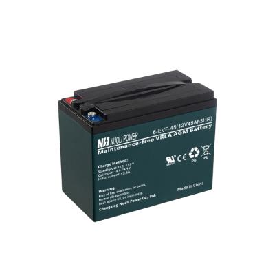 China Toys 6-EVF-45 Deep Cycle Battery Lead Acid Battery 24v 6evf45 Deep Cycle Battery for sale