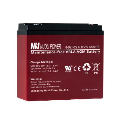 China Toys 6-DZF-22.6 lead acid battery lead carbon battery bike battery 12v for sale