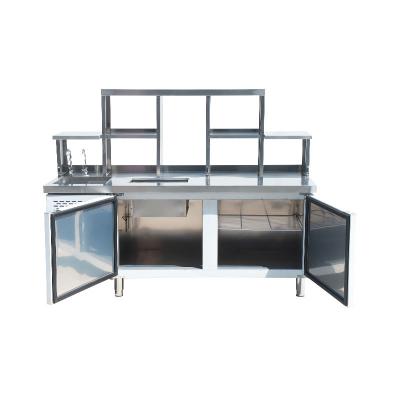 China Single-temperature new style hot selling bar counter for home stainless steel restaurant bar counter for sale