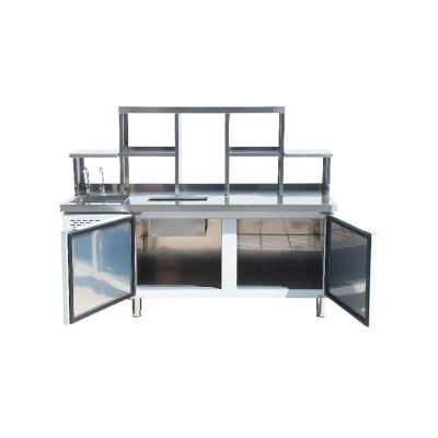 China Single-Temperature Competitive Price Workbench Hotel Bar Counter Make Tea And Milk Tea For Home for sale