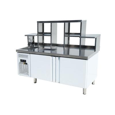 China Single-Temperature Bar Counter High Quality Custom Customized Modern Design for Making Tea and Milk Tea for sale