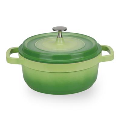 China Sustainable France style non-stick cookware casserole with aluminum lid for sale