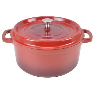 China Non Sustainable Cast Aluminum Dutch Oven Stick Casserole With Induction Bottom for sale