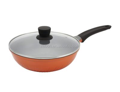 China Sustainable Seoul Series 28/30/32 cm wok, die-cast aluminum cookware for sale