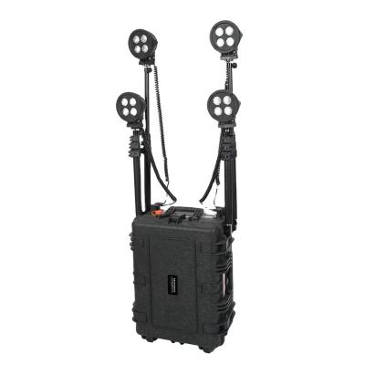 China Light Portable Working Remote Area Lighting System Industrial Forensic Lights Emergency Led Moving Lamps High Power 160w for sale