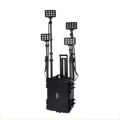 China Stage Light Emergency Rescue Remote Area Lighting System Industrial Portable Rechargeable Led Spotlight Easy Carry Outdoor Led Work Light for sale