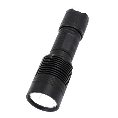 China Powerful Rechargeable Led Tactical Flashlight Torch Light Long Range 4000 Lumens Led Flashlight With Extended Tube Flexible Hunting Lights for sale