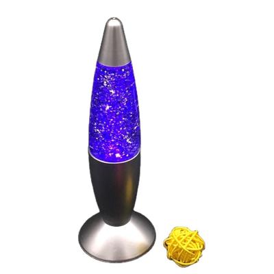 China Modern Lava Lamp with Wax Night Light USB Rocket Light Table Dynamic Visual Sensory Lamp for sale