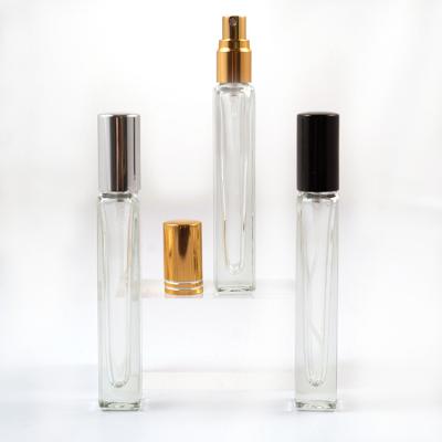 China Luxury Custom Empty Square Glass Perfume Sprayer 10ml 15ml Perfume Bottles Atomizer Packaging for sale