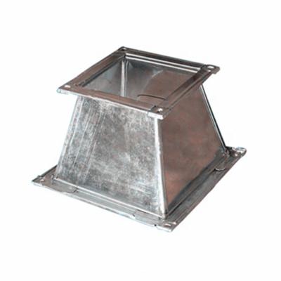 China Contemporary Wholesale Rectangular Galvanized Steel Ventilation HVAC Air Condition Duct for sale