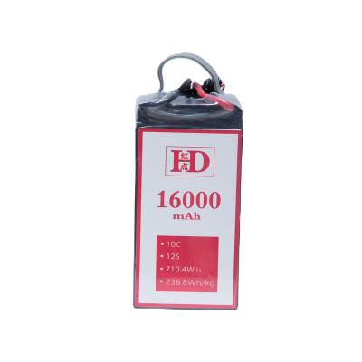 China UAV Battery Red Point 12S 44.4V 16000Mah Professional Large Capacity Solid State UAV Lithium Battery for sale