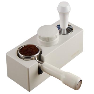 China Viable Bartender Tool ABS Portafilter Stand Coffee Handle Tamper Station Coffee Accessories for sale