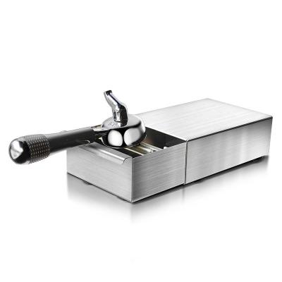 China Sustainable Stainless Steel Espresso Coffee Shot Box With Large Drawer Size Dump Box Coffee Accessories for sale