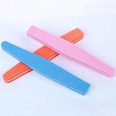 China Buffing Natural Nail And Artificial Nails Nail Buffer File Block Sponge Nail File Washable Double Sided 100/180 Block Sanding Buffing Files for sale