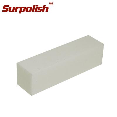 China Grinding Edge Logo White Buffer Sanding Block Custom Files Disposable Nail Art Tips Tool Nail Buffer Nail Block Manicure for sale