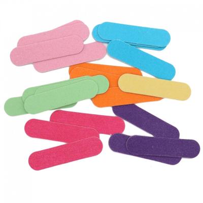 China Mini Emery Board Wood Nail File Disposable Buffer Buffing and Buffing Natural Nail Artifical Nail File for sale