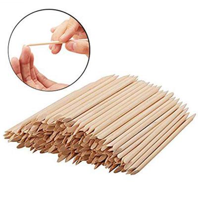 China Painting and Cleaning Nails 1000PCS/PACK 110MM Wooden Nail Art Double Sided Cleaning Nail Sticks for sale