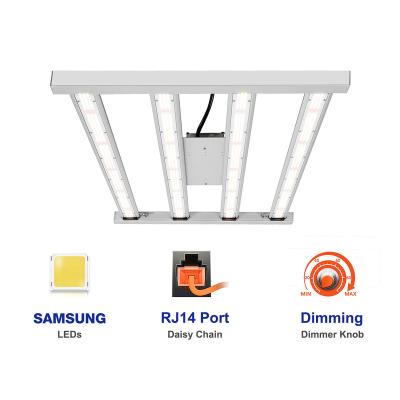 China Dimming Control Vertical Grow CrxSunny FC4800 450W Full Spectrum LED Grow Lights With 2.5g/w Samsung LM301B LM301H Grow Light Bar for sale