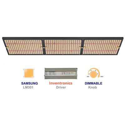 China Seed Starting 2022 Updated LED Grow Light Full Spectrum Light Mix 660nm IR LED Samsung LM301B 320W Factory Red Far Red Growing Light for sale