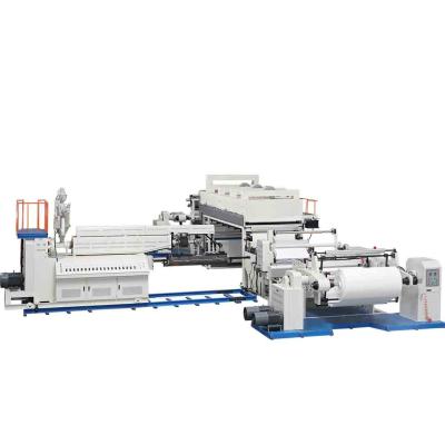 China High Performance Roller Base Paper And Single Coating For Chemical Fiber Mesh Cloth Extrusion Laminating Machine for sale