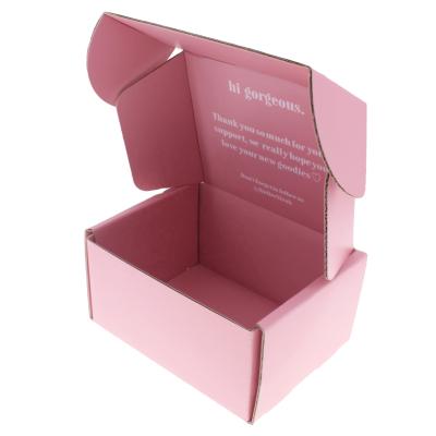 China Wholesale Price Good Quality Recyclable Packaging Gift Corrugated Rose Paper Customized Box for sale