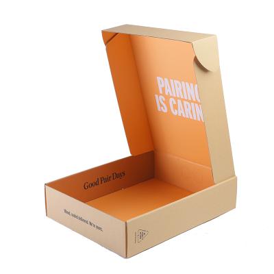 China Hot Selling Good Quality Recyclable Recycled Packing Boxes Mail Corrugated Custom Kraft Paper Shipping Boxes for sale