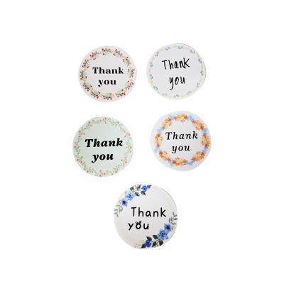 China Custom Candle Making Special Design Thank You Stickers Roll Up Labels For Small Business for sale