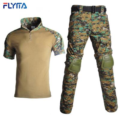 China 100% EU military uniform designcamouflage Spain army cotton Spanish tactical army uniform green anti-static custom for sale