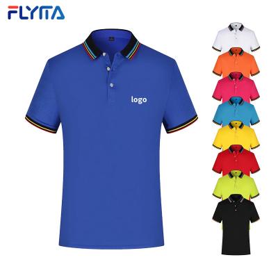 China Wholesale Cheap Clothes Embroidered Mens Stock T-shirt Anti-wrinkle Polo Customized Polo Shirts for sale