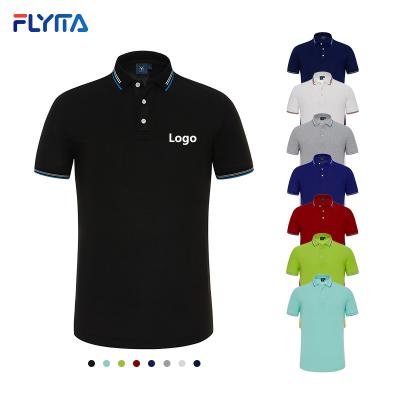 China Anti-Wrinkle Sports Pique Polo Shirts OEM Logo Design Brand Polo Shirt Mens 100% Cotton 100% Cotton Man Golf Polo Shirt for sale