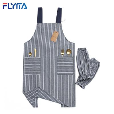 China Custom Cotton Comfortable High Quality BBQ Cafe Apron Restaurant Canvas Aprons Cooking Aprons Kitchen for sale