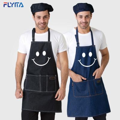 China Comfortable High Quality Cafes Restaurants Cafes European Vintage Leather Kitchen Cooking BBQ Waterproof Apron For Adult for sale