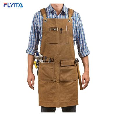 China Cozy Kitchen Bar Garden Aprons For Man Woman Chef Waiter Cafe Shop BBQ Hairdresser Leather Aprons Kitchen Accessory Apron for sale