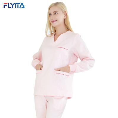 China Hot Selling Medical Hospital Nursing Uniforms Scrubs Short Sleeve Shirt With Pants Women And Men Scrubs Uniform Sets for sale