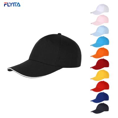 China 6-Panel Hat Customize Your Brand Logo Hats Baseball Cap Mesh Adjustable Plain Blank Classic Sports Hat Cap for sale