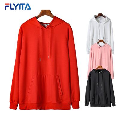 China heavy oversized men women Anti-wrinkle private label cotton making pink hoodies for girls simple white black 3d hoodie for sale