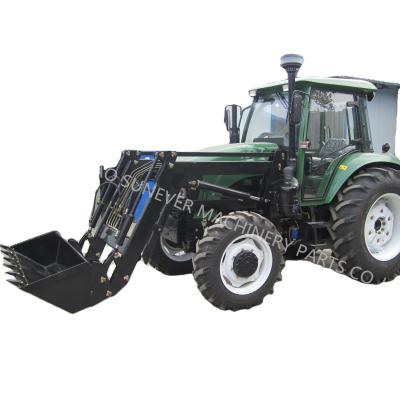 China Cheap farms 4wd tractor backhoe loader tractor with backhoe and front loader for sale