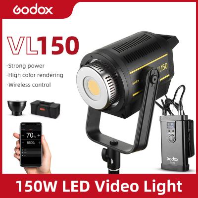 China Godox VL150 VL-150 150W 5600K Video White Light Continuous Output Bowens Mount Studio Light App Support VL150 for sale