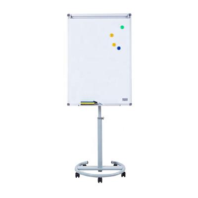 China High Quality Adjustable Stand Adjustable Desktop Flipchart Height Whiteboard Mobile Magnetic Flipchart Easel for sale