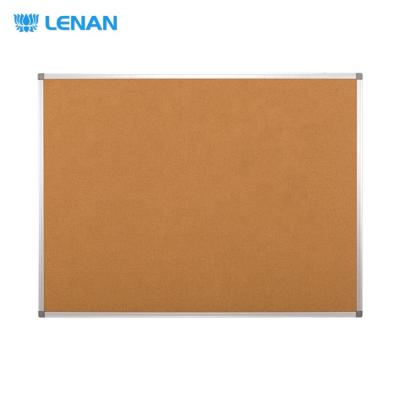 China Wall Mounted Pin Board Notice Board 90x60cm Home Office Home Office Message Frame Cork Aluminum Bulletin Boards for sale