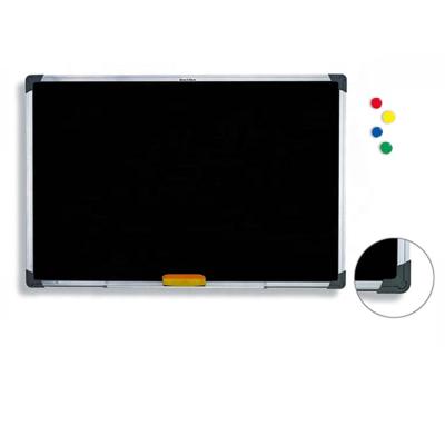 China Office School Classroom Supplies Frame Standard Size Blackboard Aluminum Wall Mounted Magnetic Blackboard for sale