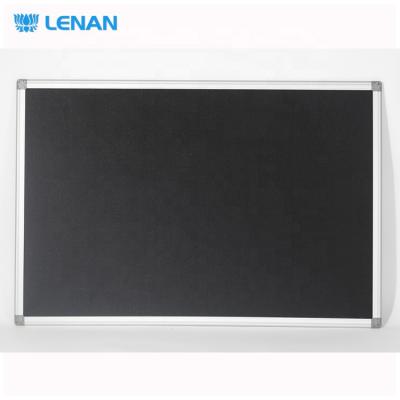 China Home Magnetic Black Aluminum Frame Desk Standard Size Classroom Blackboard School Board Wall Mounted Chalk Board for sale